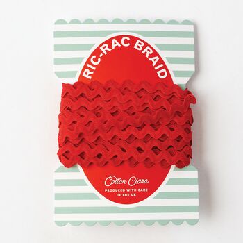 Four X Metres Of Ric Rac Trimming On Colourful Bobbin, 10 of 12