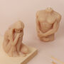 G Decor Male Torso And Crouching Female Candles, thumbnail 3 of 7