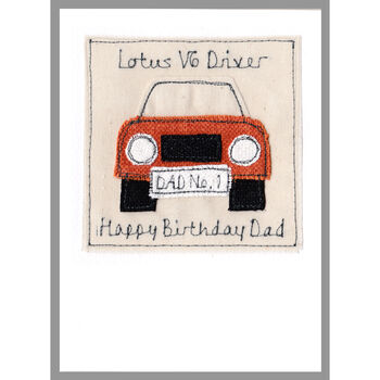Personalised Car Father's Day Card For Dad / Grandad, 11 of 11