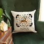 Personalised Nordic Woodland Cushion Cover, thumbnail 2 of 5