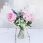Peony Bouquet With Lavender Artificial, thumbnail 9 of 10