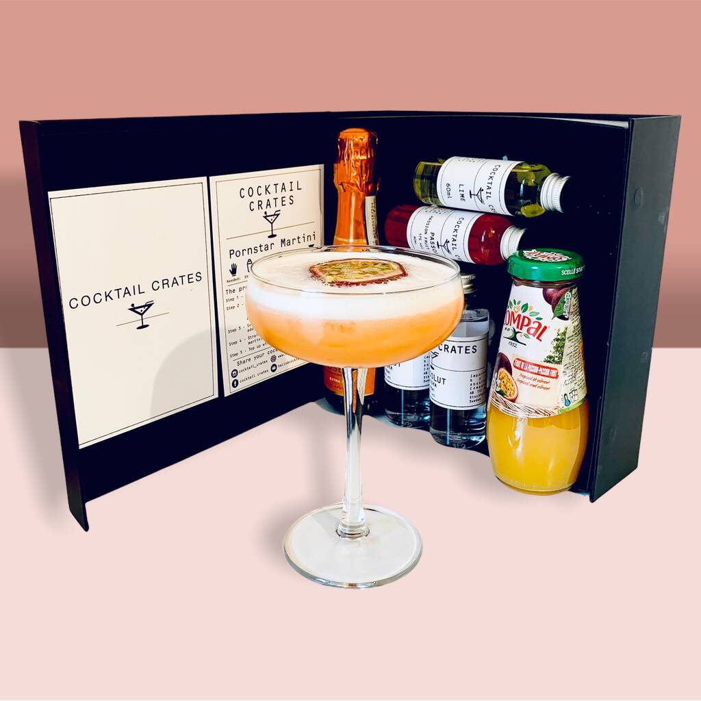 Pornstar Martini Cocktail Gift Box, 1 of 5