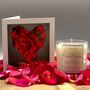 Personalised Vegan Red Rose Scented Candle, thumbnail 6 of 7
