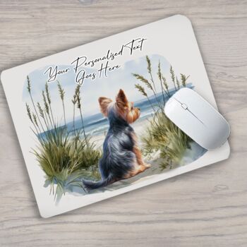 Personalised Yorkshire Terrier Dog Beach Walk Collection, 5 of 8