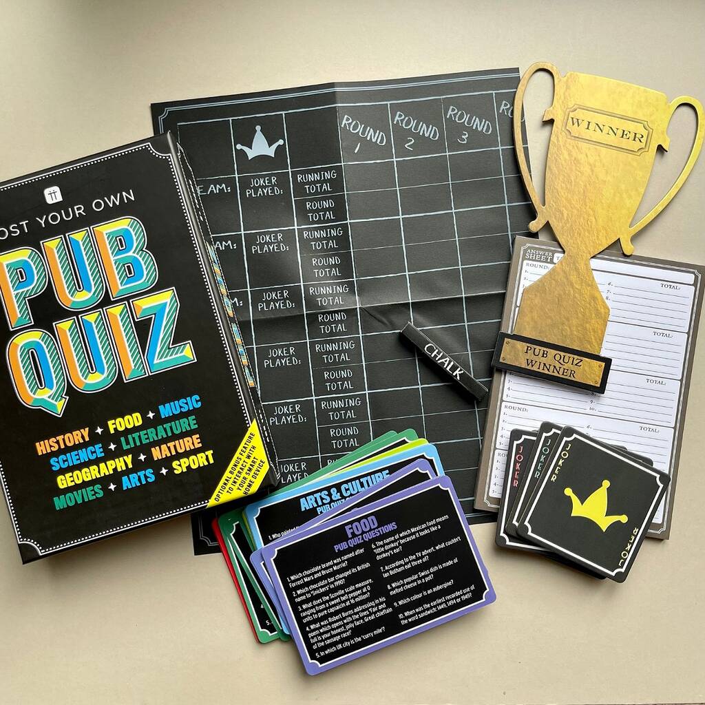 Host Your Own Pub Quiz By Nest | Notonthehighstreet.com