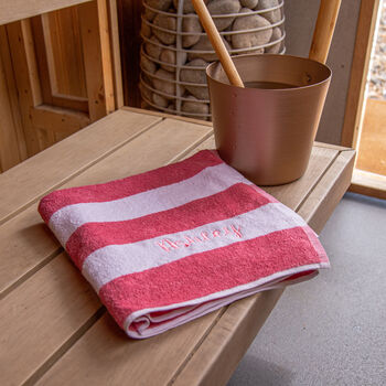 Personalised Embroidered Chlorine Resistant Pool Towel, 5 of 12