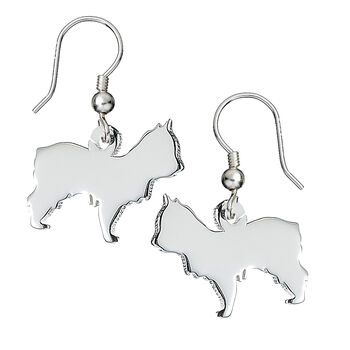 Yorkshire Terrier Sterling Silver Earrings, 2 of 4