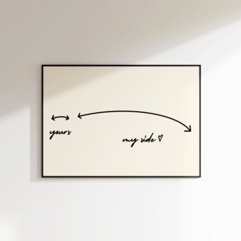 His And Hers Bedroom Print, 2 of 6