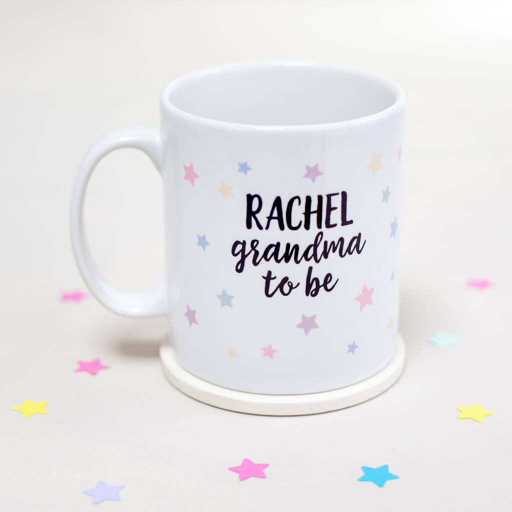 Grandma To Be Personalised Mug By Little Cherub Design