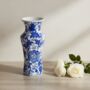 Dutch Blauw Vase Emmen White Blue Porcelain Ceramic, thumbnail 2 of 6