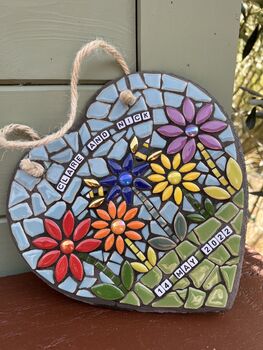 Personalised Handmade Wedding Mosaic Keepsake Gift, 3 of 5