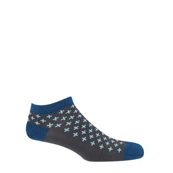 Crosslet Grey And Cube Black Men's Trainer Socks Bundle, 4 of 7