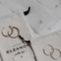 Slim Silver Or Gold Large Lynsey Hoops, thumbnail 6 of 9