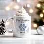Personalised First Christmas With Pet Mug New Dog Cat Owner Christmas Gift, thumbnail 1 of 9