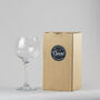 Script Personalised Gin Glass, thumbnail 7 of 9