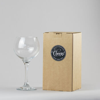 Script Personalised Gin Glass, 7 of 9