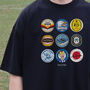 Brighton Football Beer Mats Oversized T Shirt, thumbnail 10 of 10