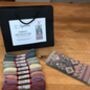 Fair Isle Glasses Case Tapestry Kit 100% British Wool, thumbnail 1 of 4