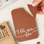 'I Like Your Face' Belgian Chocolate Valentine's Gift, thumbnail 1 of 9
