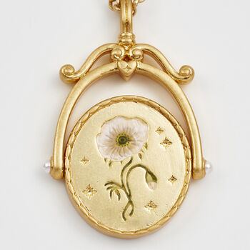 Initial Gold Spinner Necklace, 4 of 12