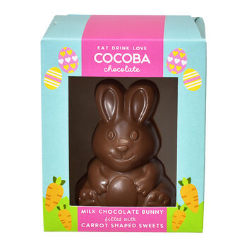 Milk Chocolate Bunny Character With Jelly Carrots Two Pack, 2 of 5