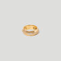 18 K Gold Plated Vermeil Gold Ring With Mixed Cz Stones, thumbnail 1 of 4