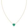 Emerald Heart Necklace, thumbnail 3 of 3