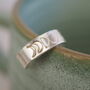 Sterling Silver Celestial Moon Phase Toe Ring, thumbnail 6 of 11