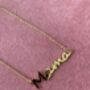 Gold Mama Mum Pendant Necklace, thumbnail 4 of 4