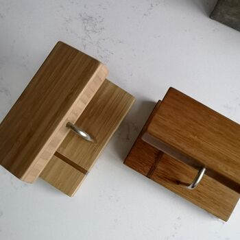 Bamboo Double Watch Stand, 6 of 7
