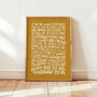 God Only Knows Print, The Beach Boys, Song Lyrics Print, thumbnail 5 of 12