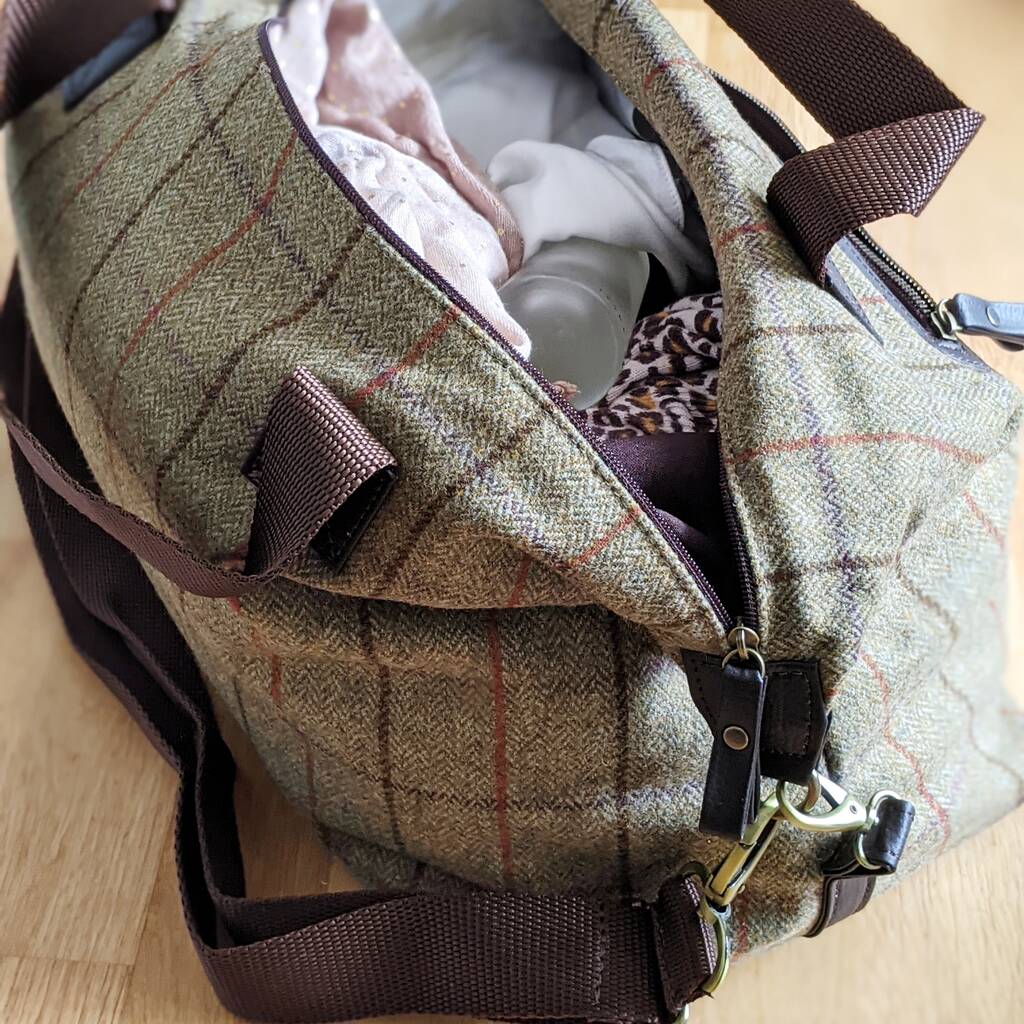 Olive Tweed Weekend Bag British Made By The Danes