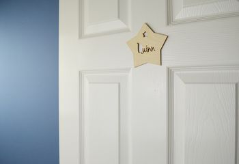 Personalised Nursery Door Sign Or Name Plaque Star, 3 of 9