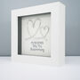 Personalised 10th Tin Aluminium Wedding Anniversary Frame Gift, thumbnail 2 of 4
