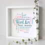 Personalised 90th Birthday Word Art Gift For Her, thumbnail 8 of 11