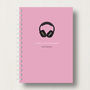 Personalised Music Lover's Journal Or Notebook, thumbnail 7 of 10