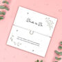 Bride To Be Horseshoe Bracelet Gift, thumbnail 3 of 7