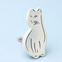 Cat, Dog And Sleeping Cat Ceramic Cupboard Knobs, thumbnail 4 of 6