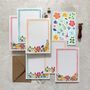 Whimsical Floral Letter Writing Set, thumbnail 1 of 9