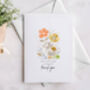 Floral Thank You Card Pack, thumbnail 3 of 3