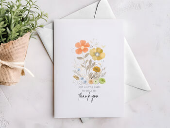 Floral Thank You Card Pack, 3 of 3
