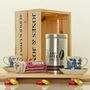 Espresso And Vintage Wedgwood Willow Gift Hamper Crate, thumbnail 2 of 5