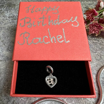 16th Birthday Charm Personalised Silver Gift For Her, 3 of 8