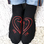 Personalised Love Bird Socks, thumbnail 2 of 2