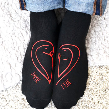 Personalised Love Bird Socks, 2 of 2