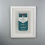 Personalised Perfect Match White Poster Frame, thumbnail 1 of 3