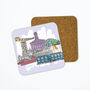 Personalised Glasgow Skyline Coaster, thumbnail 3 of 3