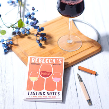 Personalised Wine Tasting Pocket Notebook, 4 of 5