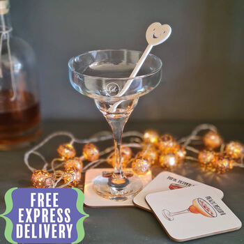 Personalised Cocktail Glass Gift Set, 6 of 12