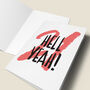 '21 Hell Yeah!' 21st Birthday Card, thumbnail 4 of 4